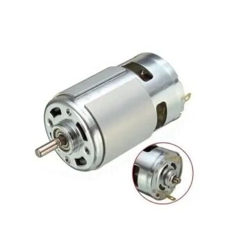 Rs775 Dc Motor Rulmanlı 12V 3000 Rpm Şarjlı Matkap Motoru