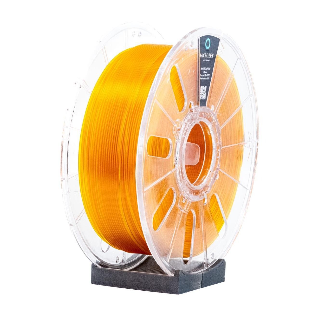 Microzey Şeffaf Sarı PLA Pro Speed 1kg 1.75mm