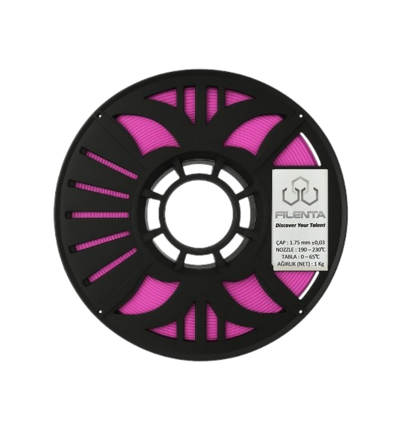 Filenta Pembe Pla Premium Filament 1.75mm 1Kg