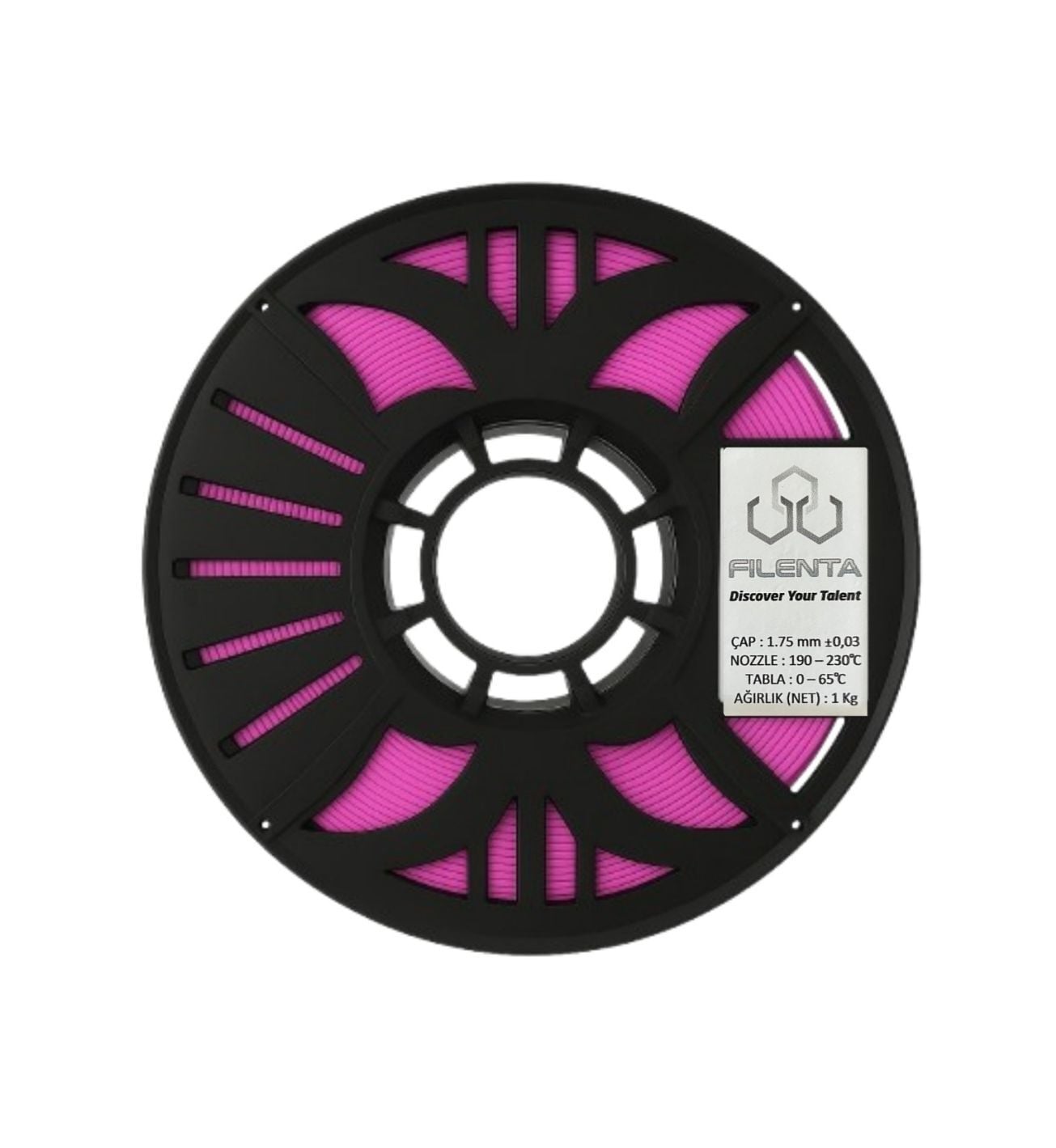 Filenta Pembe Pla Premium Filament 1.75mm 1Kg