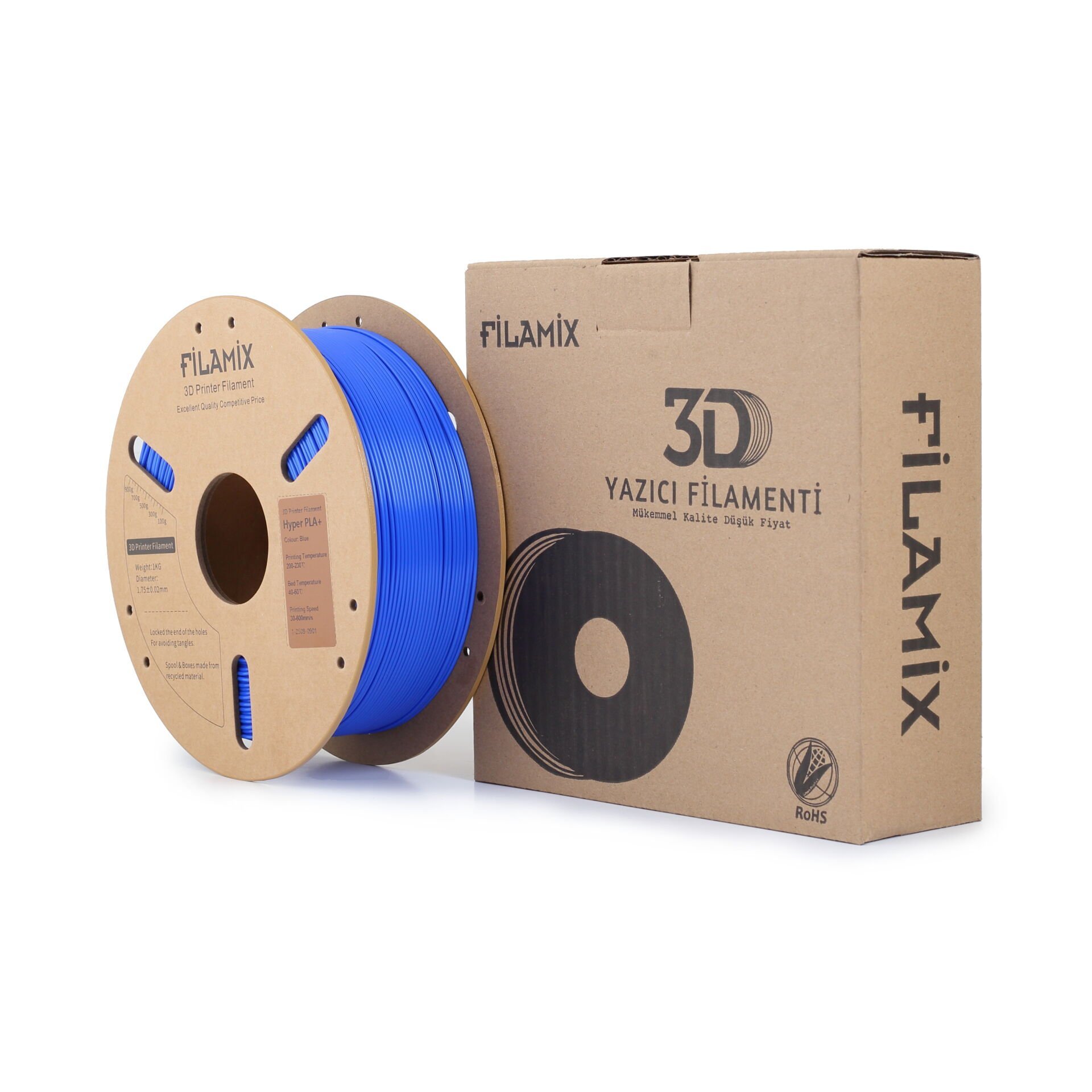 Filamix Mavi PLA Filament 1.75 mm 1000 Gr.