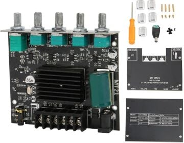 ZK-MT21 2x50W + 100W Bluetooth 5.0 2.1 Kanal Amfi Modülü