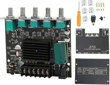 ZK-MT21 2x50W + 100W Bluetooth 5.0 2.1 Kanal Amfi Modülü