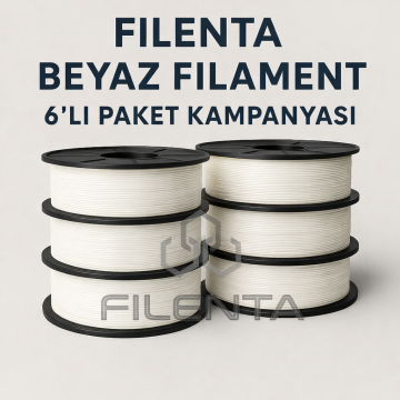 Filenta Beyaz Pla Premium Filmanet 6'lı Set