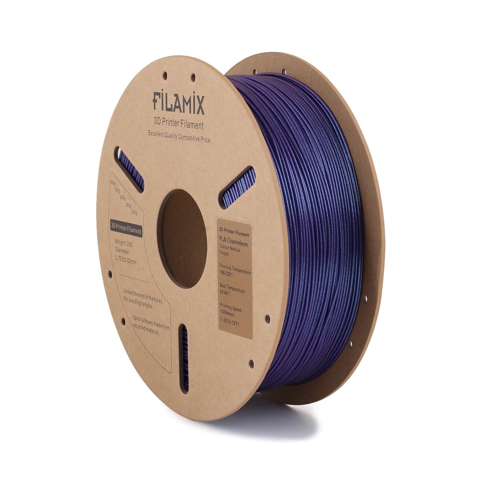 Filamix Nebula Mor Pla Chamelon Filament 1.75 mm 1000 Gr.