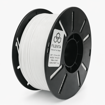 Filenta Beyaz Pla Premium Filament 1.75mm 1Kg.