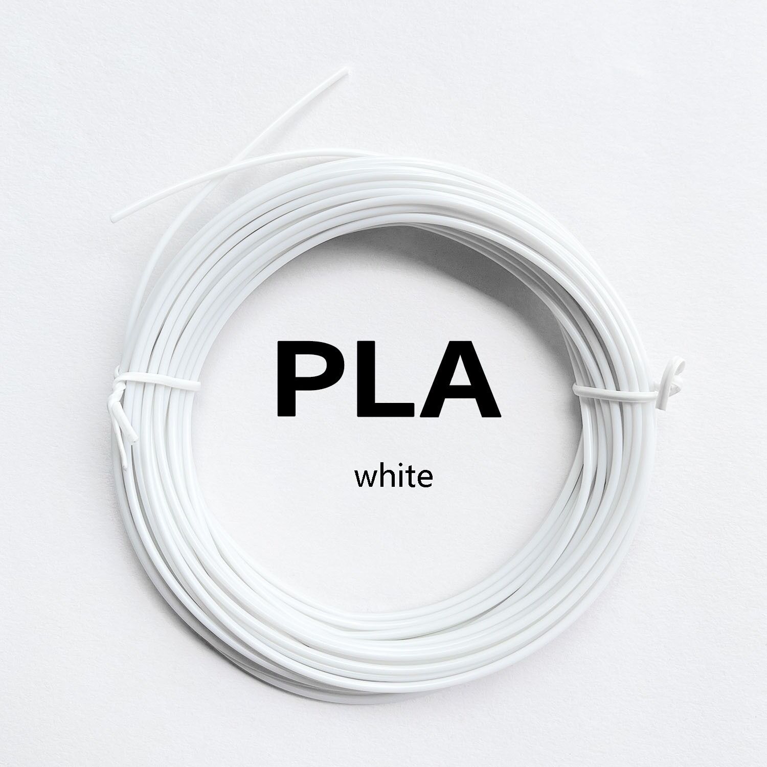 3D Kalem İçin 10 Metre Pla Filament Beyaz Renk Parçalı