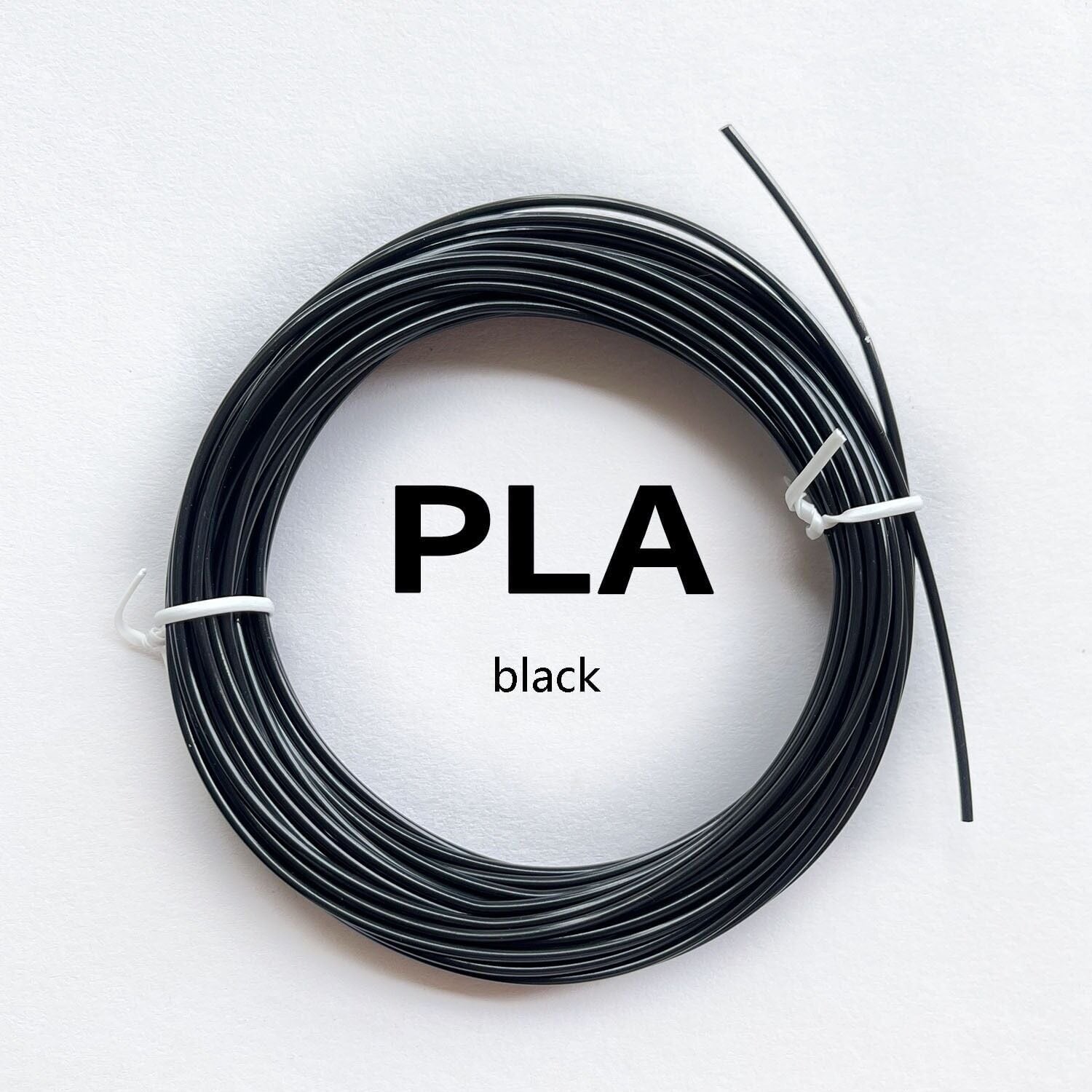 3D Kalem İçin 10 Metre Pla Filament Siyah Renk Parçalı