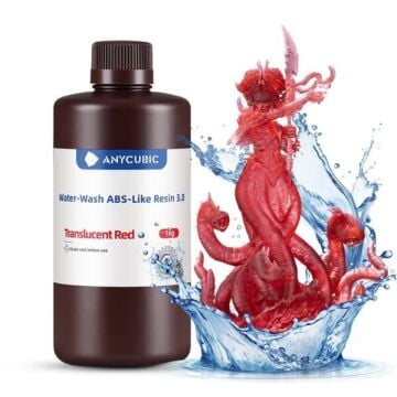 Anycubic Yarı Saydam Kırmızı Reçine 1 KG - SLA