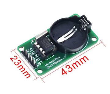 DS1302 MH Gerçek Zamanlı Saat Modülü  2