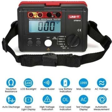 UNI-T UT501A 1000V İzolasyon Direnci Ölçer