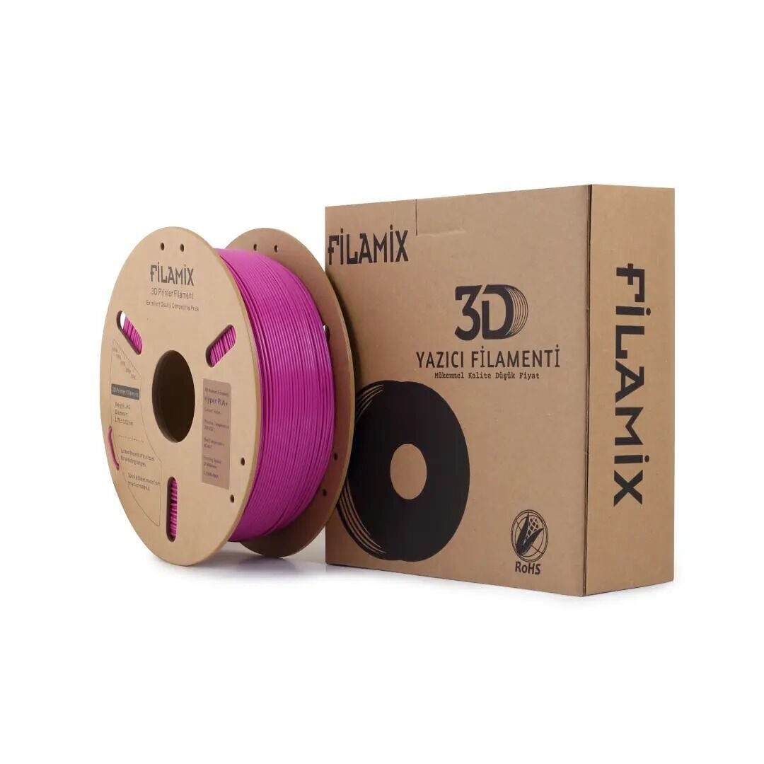 Filamix Menekşe Mor PLA+ Filament 1.75 mm 1000 Gr.