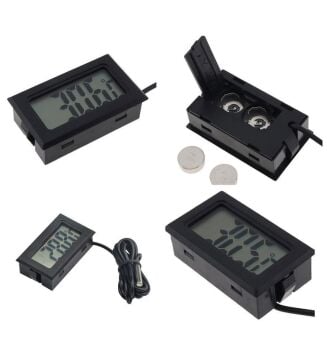 Mini Dijital Termometre Problu Su Geçirmez Derece