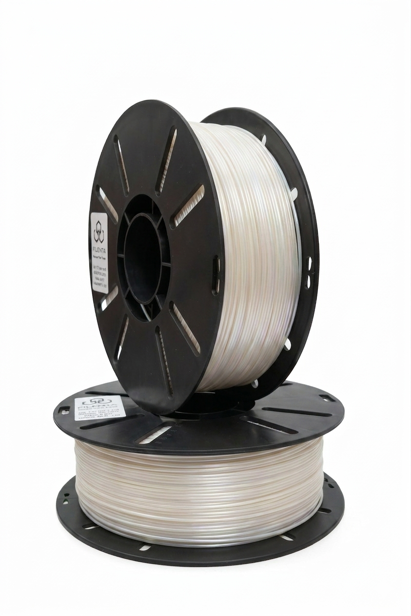 Filenta İnci Beyaz Pla Premium Filament 1.75mm 1Kg