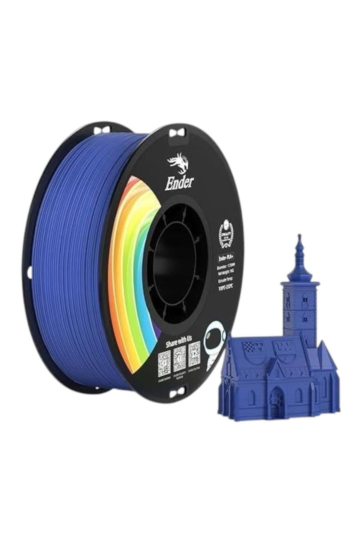 Creality Ender PLA+ Tam Mavi Filament 1.75mm 1kg