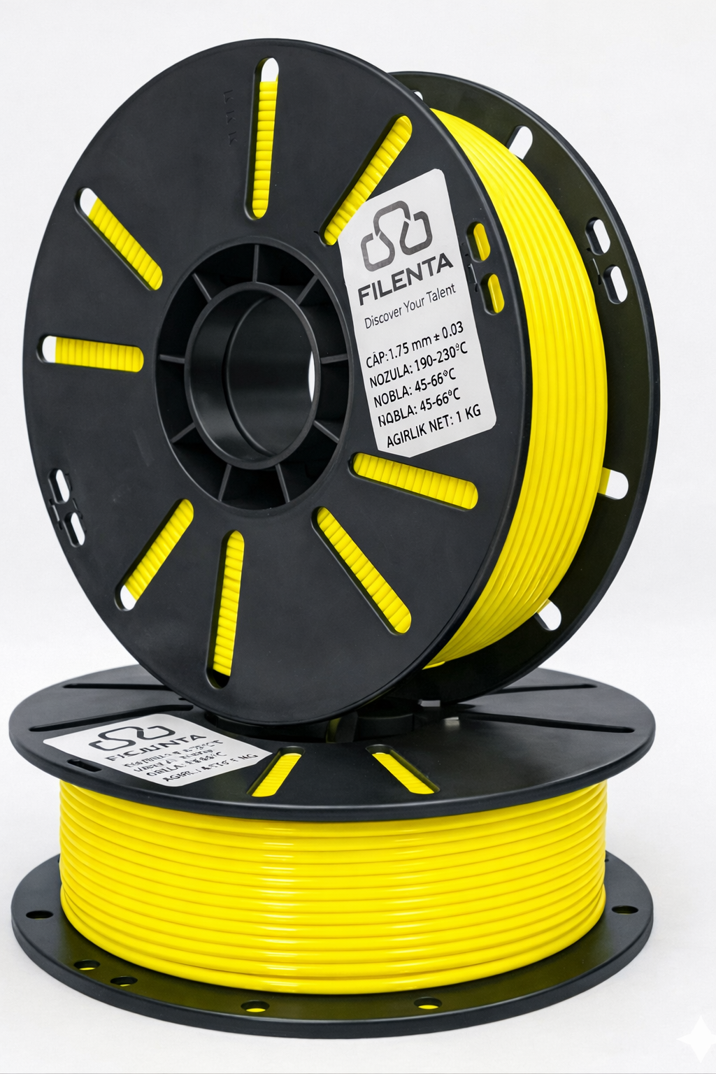 Filenta Açık Sarı Pla Premium Filament 1.75mm 1Kg