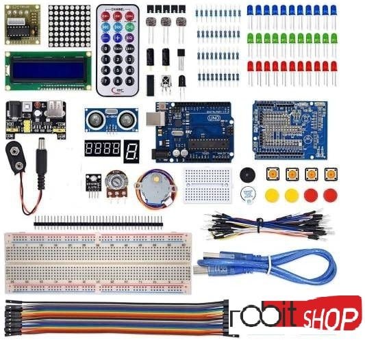 Arduino Uno R3 Full Başlangıç Seti Kutulu 145 Parça 310 Adet Set