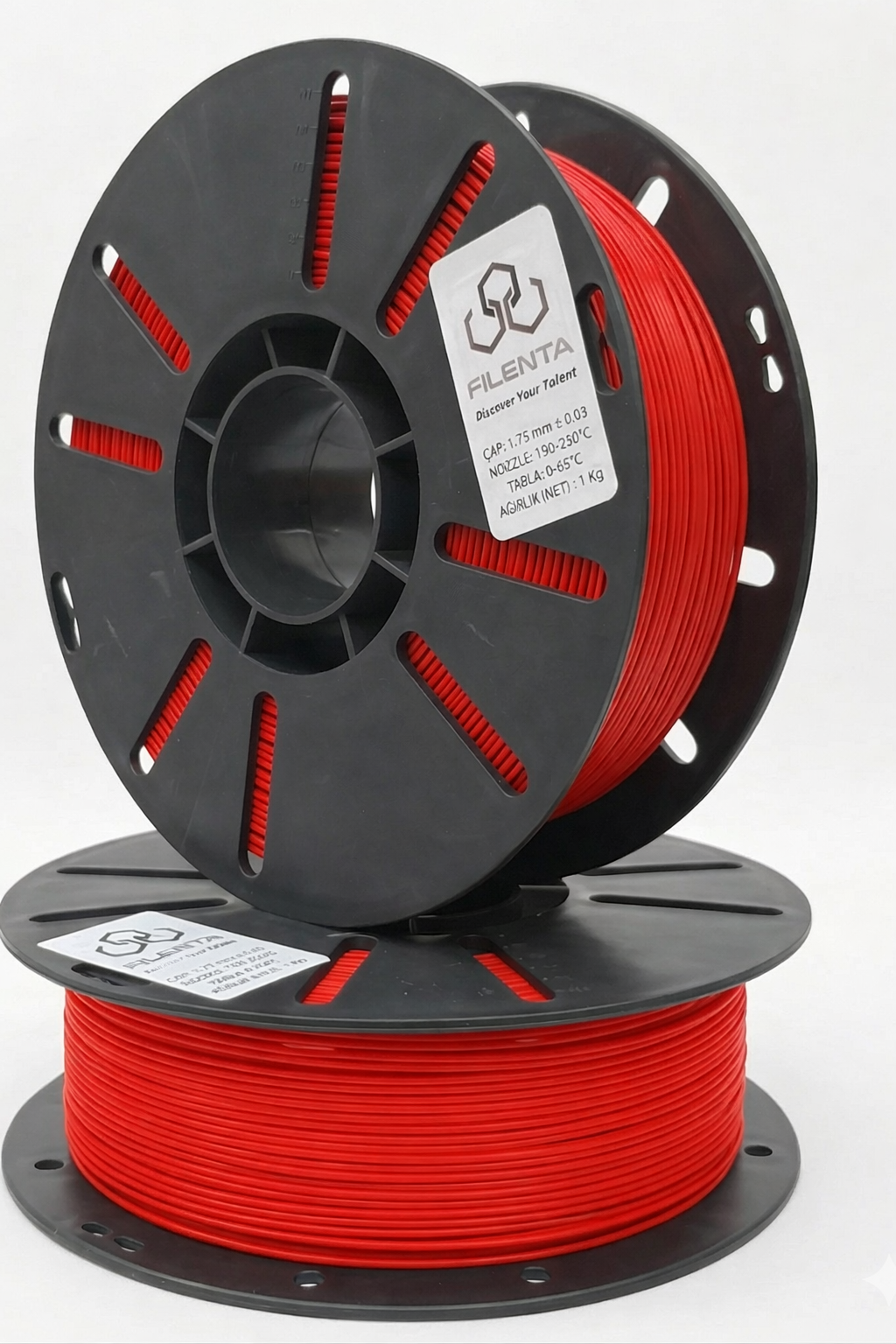 Filenta Bayrak Kırmızı Pla Premium Filament 1.75mm 1Kg