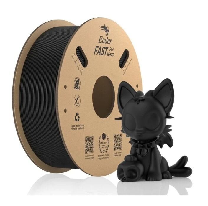 Creality Ender Fast PLA Siyah Filament 1.75mm 1Kg