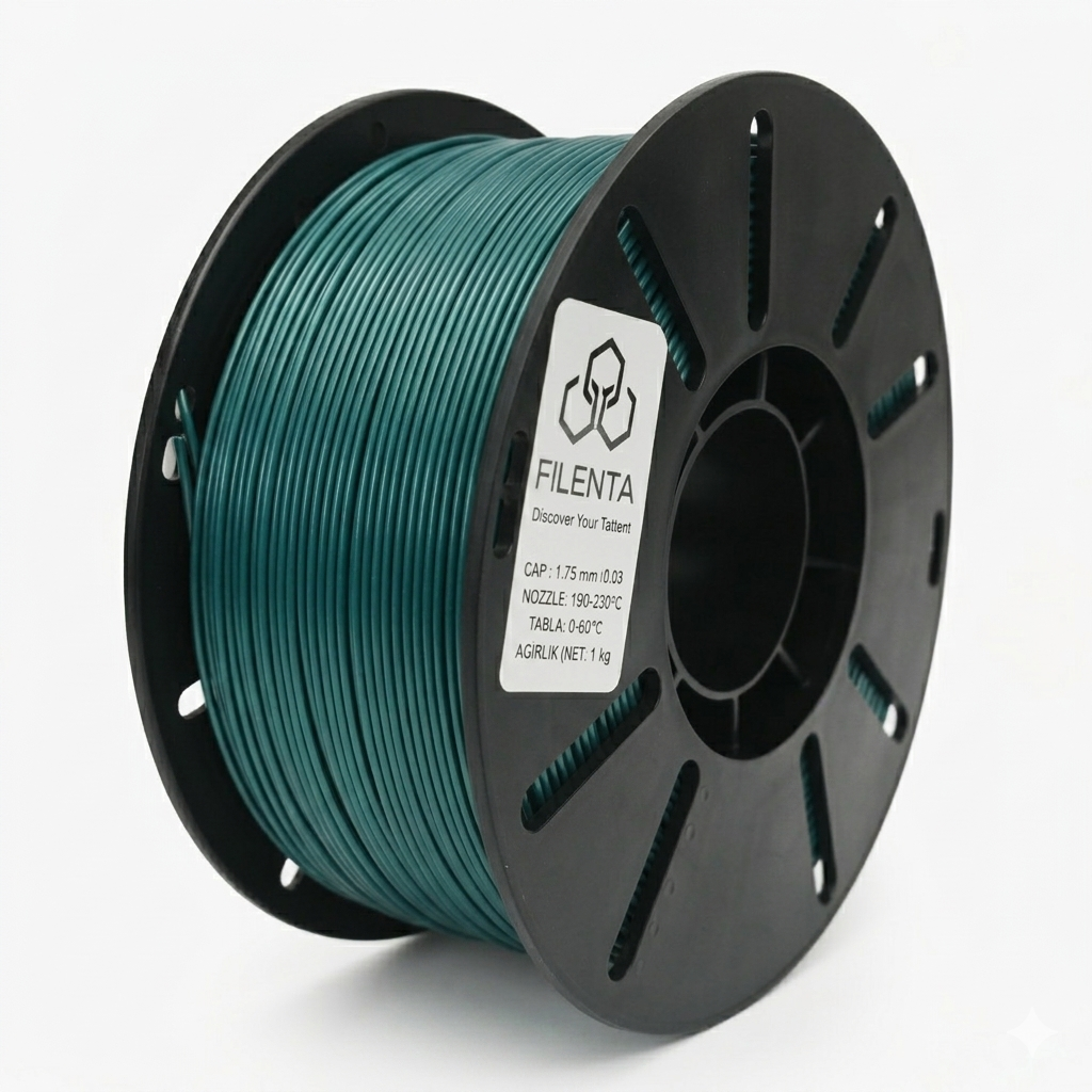 Filenta Petrol Yeşil Pla Premium Filament 1.75mm. 1kg.