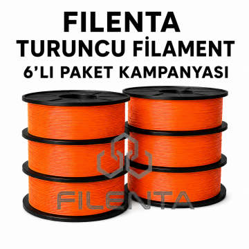 Filenta Turuncu Pla Premium Filmanet 6'lı Set