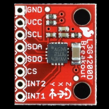 Orijinal Sparkfun 3 Eksen Jiroskop L3G4200D