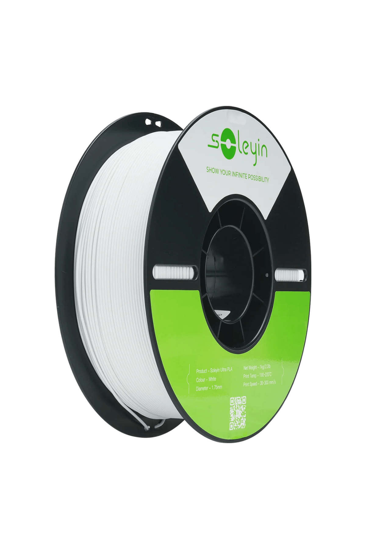 Soleyin Ultra PLA Beyaz Filament 1.75 mm. 1Kg.