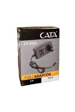Cata CT-2551 12V 2A Adaptör - Priz Tipi