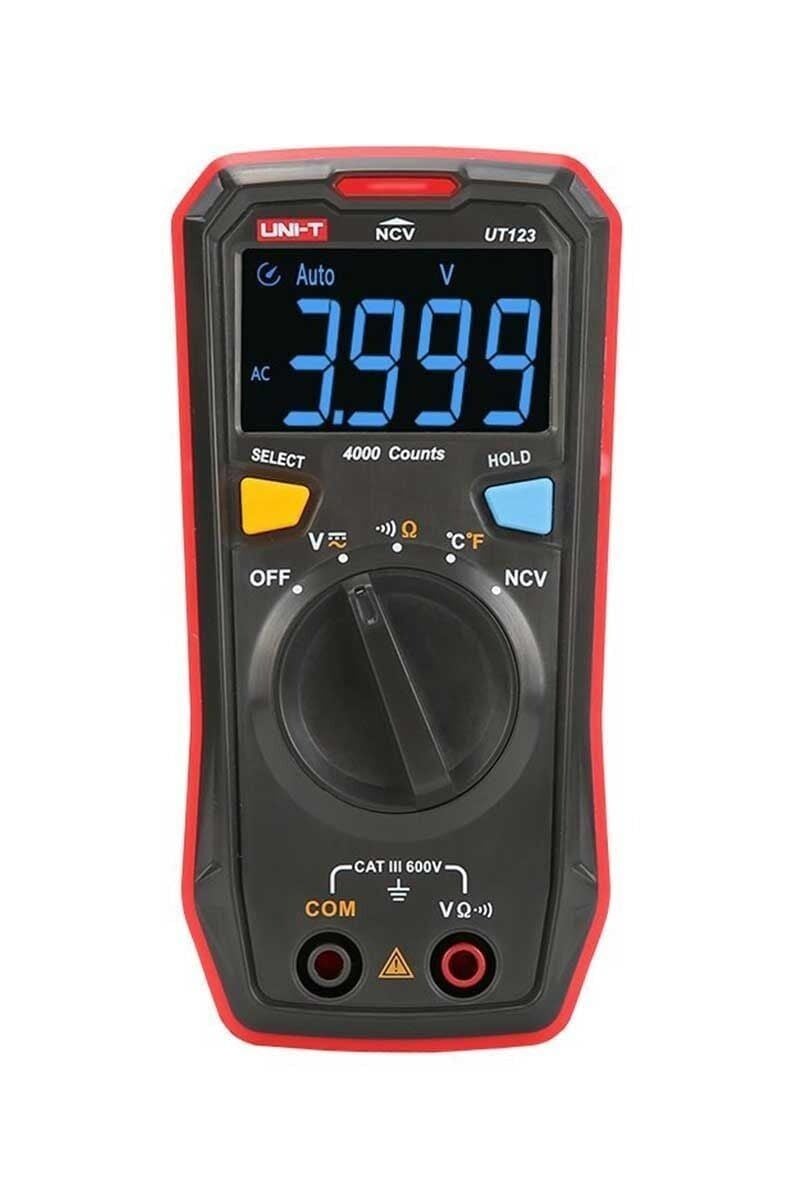 Unit UT123 Cep Boy Dijital Led Ekranlı Multimetre