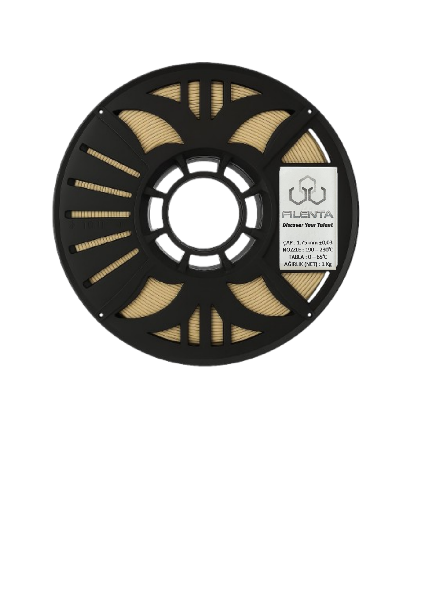 Filenta Bej Pla Premium Filament 1.75mm 1Kg