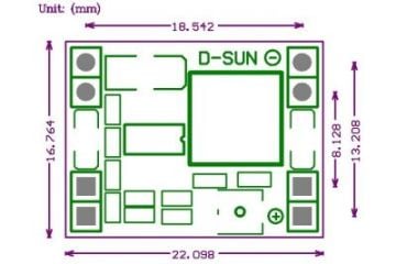 3A Mini Ayarlanabilir Voltaj Düşürücü Regülatör Kartı
