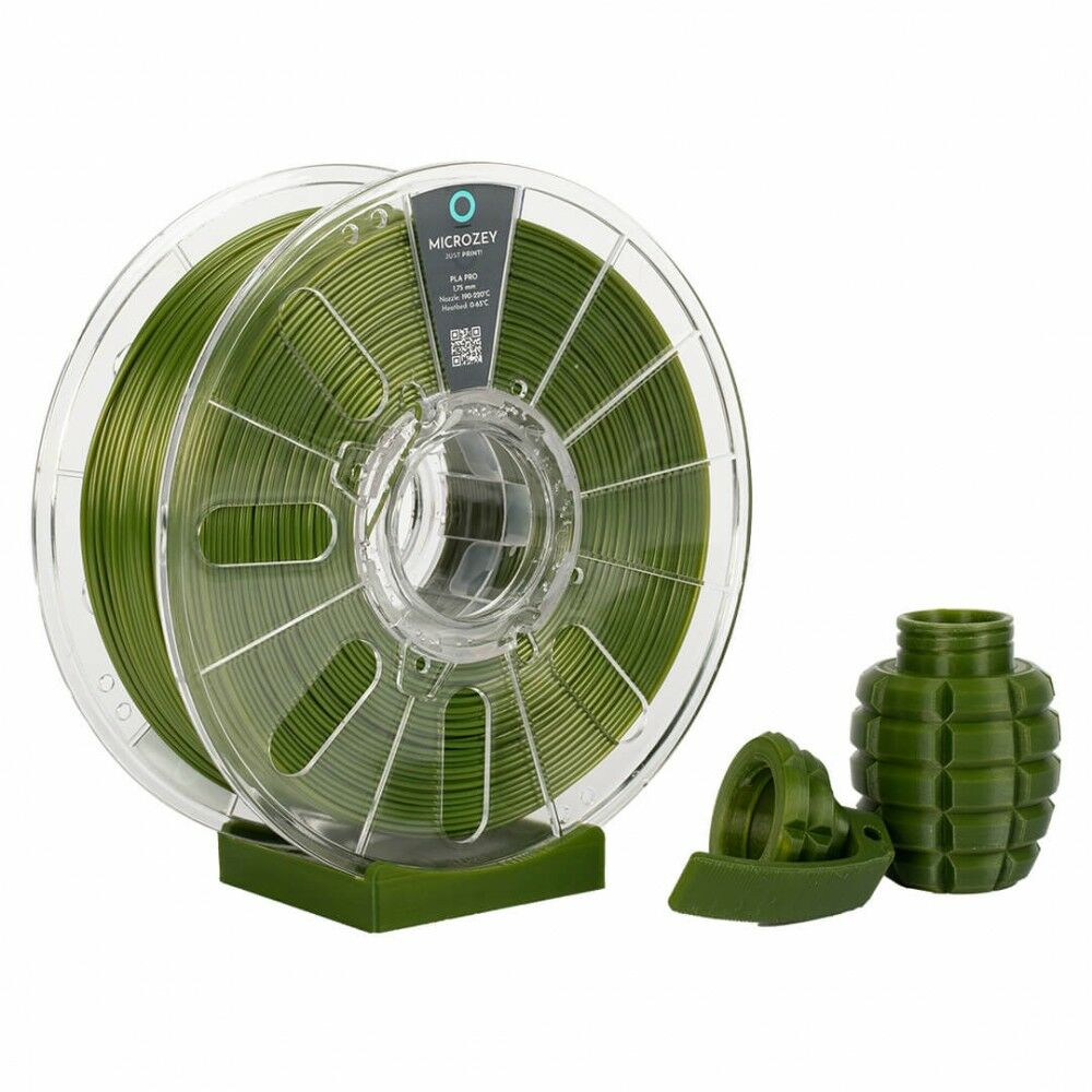 Microzey Haki Yeşil PLA Pro MAX 1kg 1.75mm
