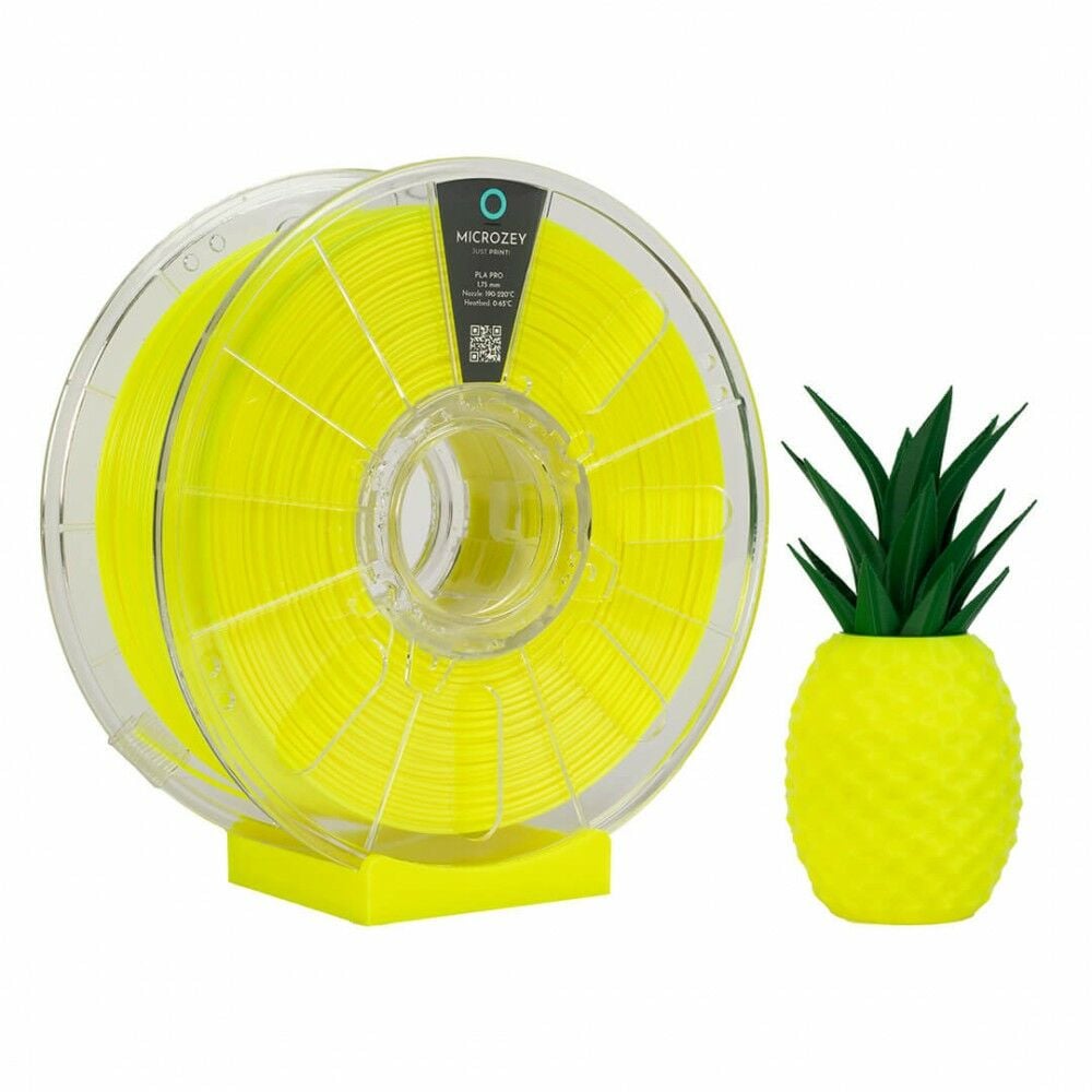 Microzey Neon Sarı PLA Pro Max 1kg 1.75mm