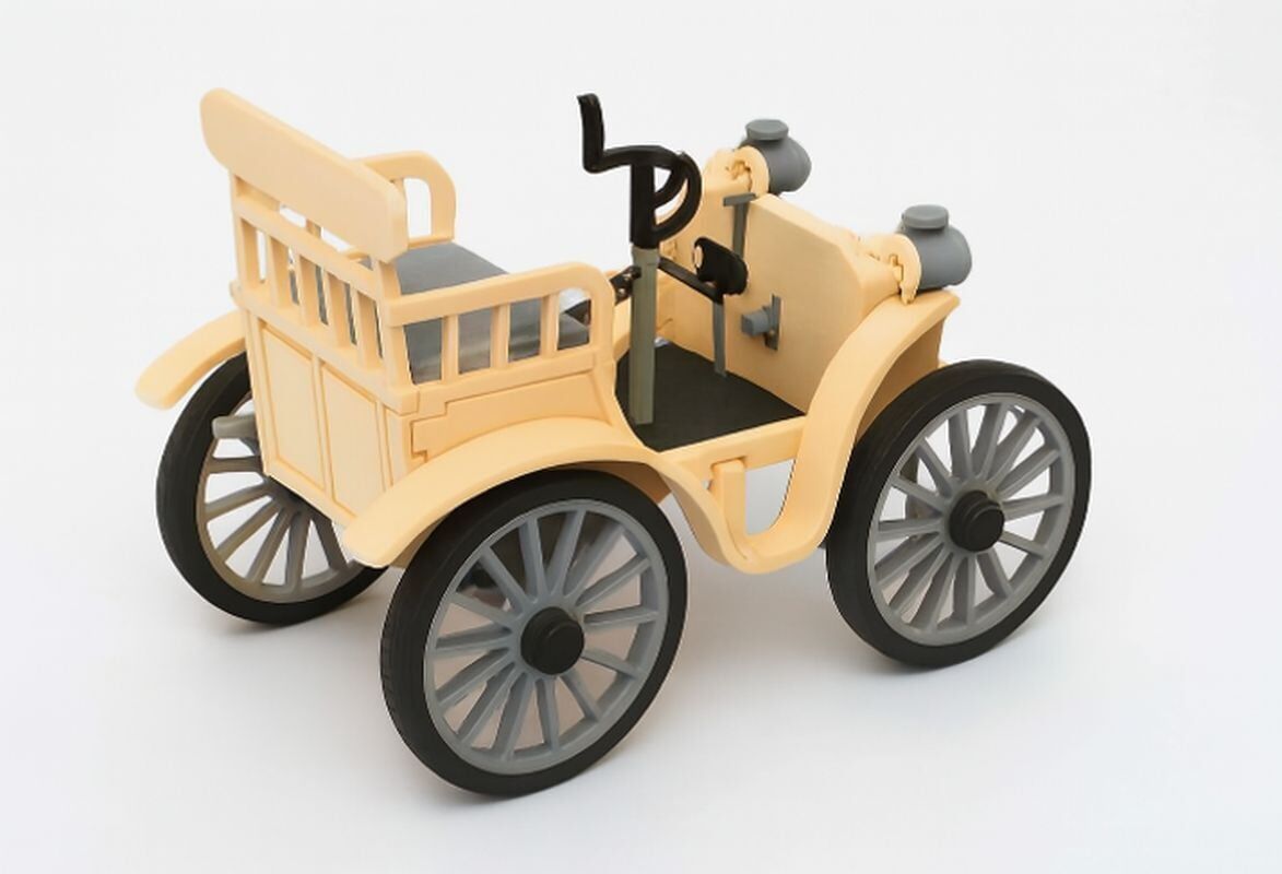 1890 Model Antika Araba Kit Card - Eğitici Deney Seti