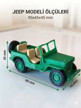Jeep Kit Card - Eğitici Deney Seti 90x45x45 mm.