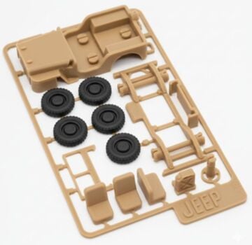 Jeep Kit Card - Eğitici Deney Seti 55x25x25 mm.