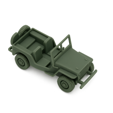 Askeri Jeep Model Kit Card - 3D Baskı Eğitici Oyuncak