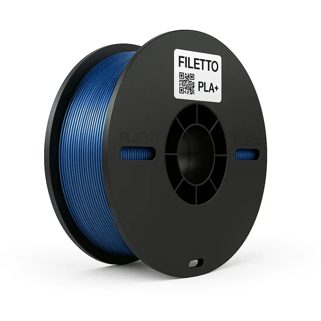 Filetto Metalik Mavi PLA Plus Filament 1.75 mm 1kg