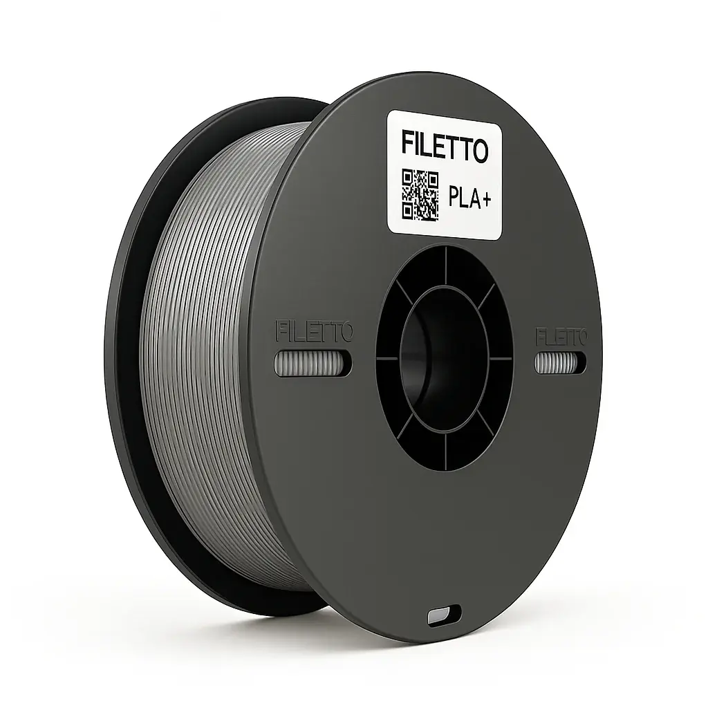 Filetto Gri PLA Plus Filament 1.75 mm 1kg