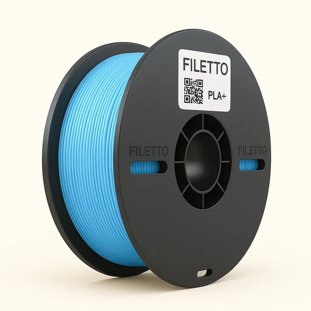 Filetto AçıkMavi PLA Plus Filament 1.75 mm 1kg