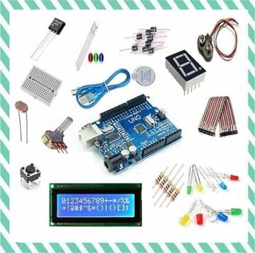 Arduino Uno R3 Başlangıç Seti - 25 Parça 130 Adet Set