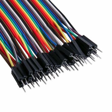 20cm 40Pin Ayrılabilen Erkek Erkek Jumper Kablo