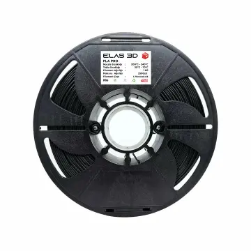 Elas Siyah PLA PRO Filament 1.75mm. 1kg