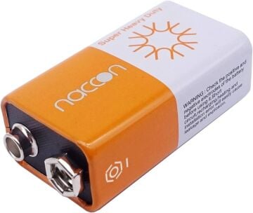 Naccon 9V Karbon Çinko Pil