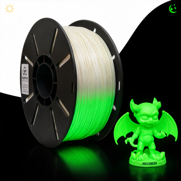 Filenta Glow Yeşil Gece Parlayan Pla Premium Filament 1.75mm 1Kg