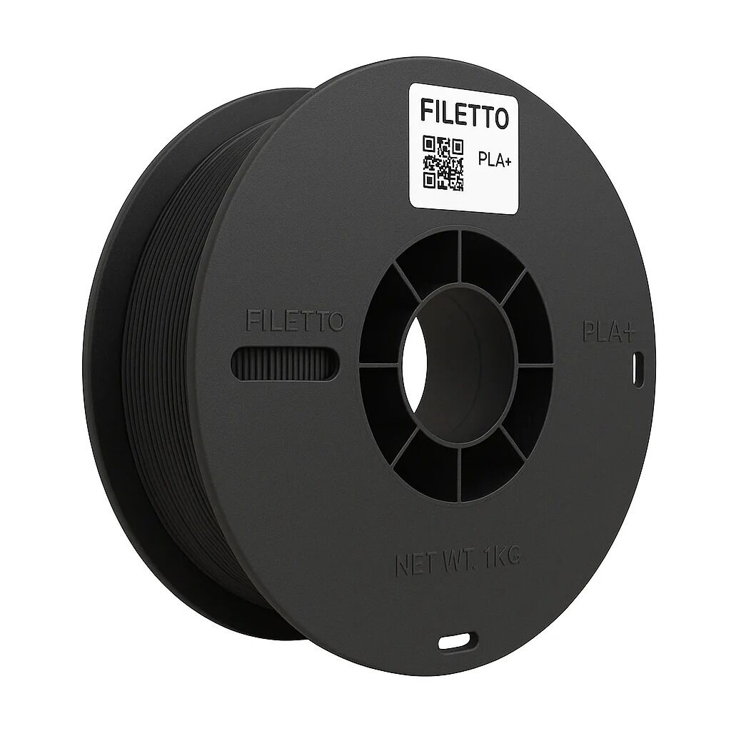 Filetto Siyah PLA Plus Filament 1.75 mm 1kg