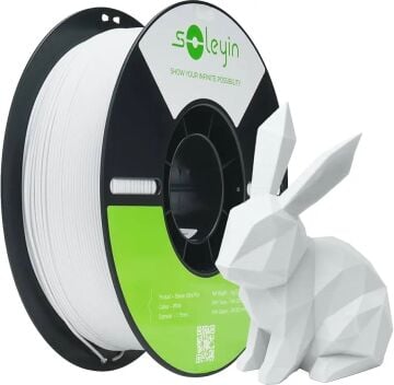 Soleyin Ultra Mat Beyaz PLA Filament 1.75 mm. 1Kg.