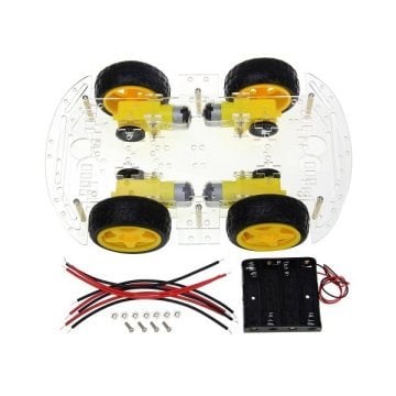 4WD Çok Amaçlı Mobil Robot Platformu - Şefaf