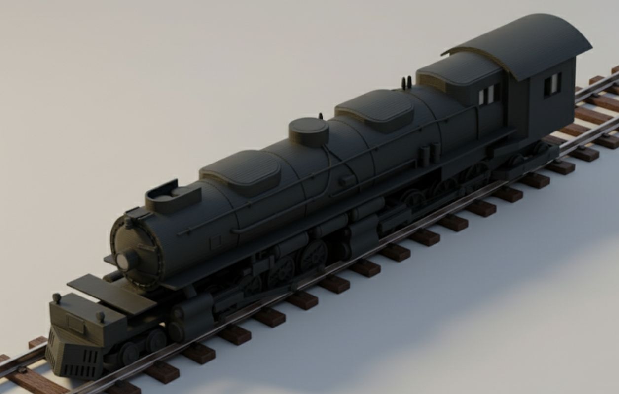 Big Boy Tren Seti – 96 Parça 3D Baskı Eğitici Oyuncak