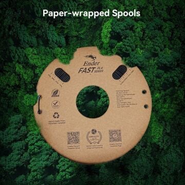 2Lİ Creality Ender Fast PLA Siyah Filament 1.75mm 2Kg